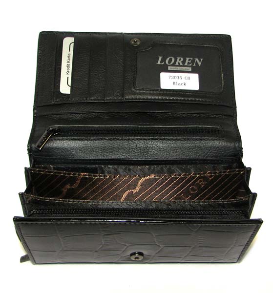 Гаманець жіночий Loren 72035-CB BLACK Гаманець жіночий Loren 72035-CB BLACK